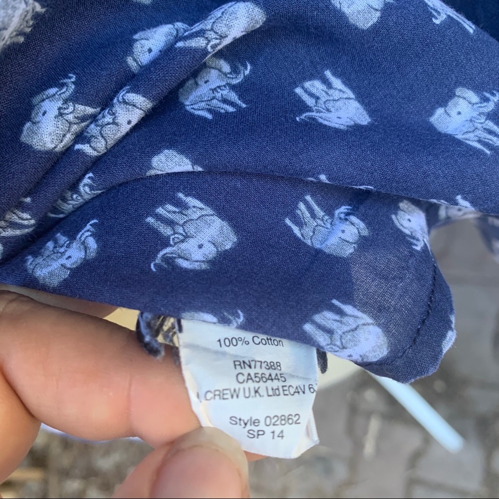 Madewell Elephant Button Up - Picture 5 of 5